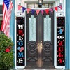 Blulu 2 Pcs 4Th Of July Banners For Outside Welcome