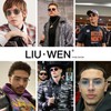 LIU·WEN Fashion Rimless Sunglasses for Men 3 Pack - Retro