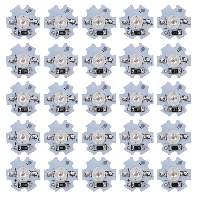25Pcs 0.5W 5V High Power LED Lamp Bead Light Source