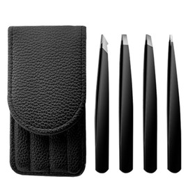 Eyebrow Tweezers for Facial Hair Women & Men Tweezers Set of 4 pcs, Precision Tweezerss for Splinters, Facial or Ingrown Hair – Eyelash Tweezerss.