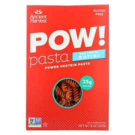 Ancient Harvest Pasta - Supergrain - Red Lentil and Quinoa Rotelle - Gluten Free - 8 oz - case of 6 - - Gluten Free - - - -