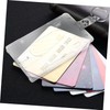 COHEALI Card Sleeve Keyring Id Badge Holder 6 Pack Material