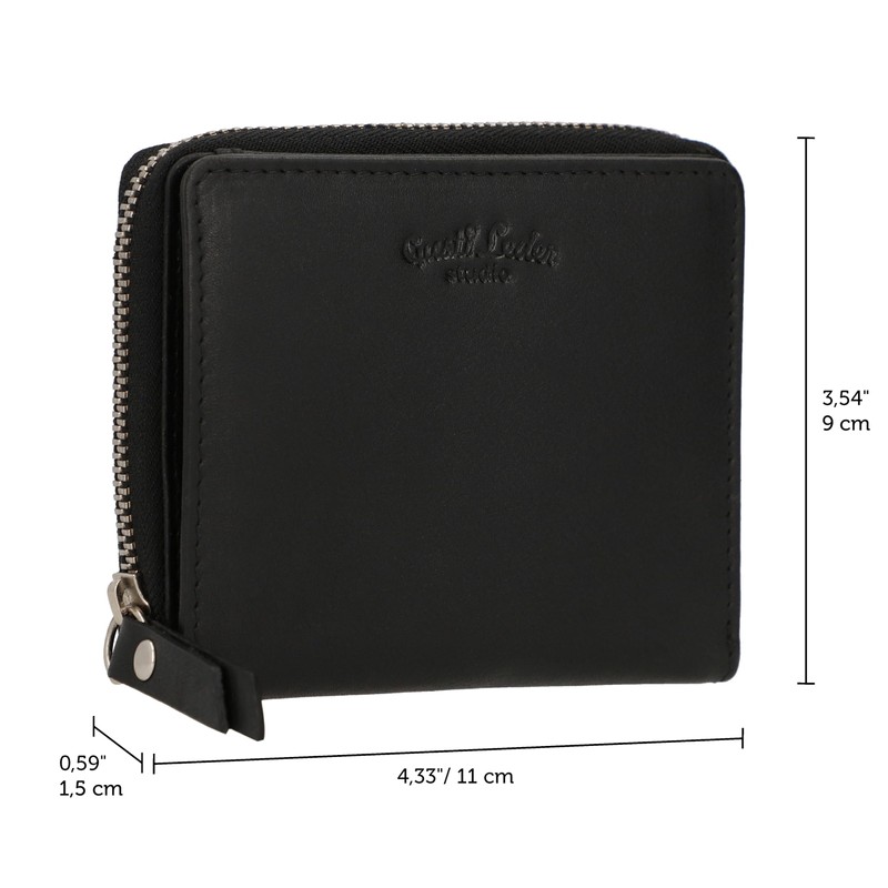 Gusti Henrietta Leather Wallet Card Holder Card Holder Wallet Small
