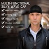 4Pcs Wave Cap for Men Silky Durags Elastic Band Wave