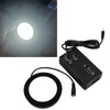 Round LED Bottom Light Industrial Microscope Auxiliary Lamp Adjustable Power