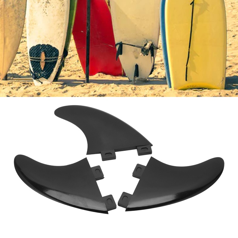 3PCS Surfboard Fin Replacement PVC Paddle Board Fin Surfboard Accessory