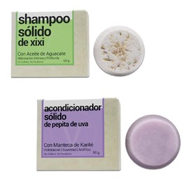 Verseth - Kit Shampoo  acondicionador en barra, Super Hidratante