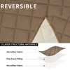 Easy-Going Loveseat Recliner Cover, Reversible Couch Cover for Double Recliner,