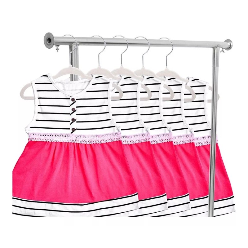 Exhivit Ganchos De Terciopelo 50 Pzas Para Niño(a) Antideslizante