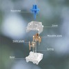 Mciepny Zhouwang 45pcs Clickers for 3D Prints Blue Clicky Keyboard