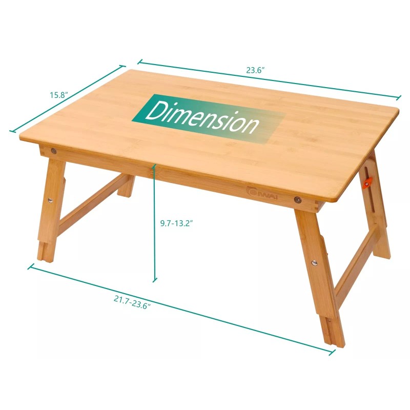 COIWAI Lap Desk for Bed, COIWAI Bamboo Bed tary, Laptop