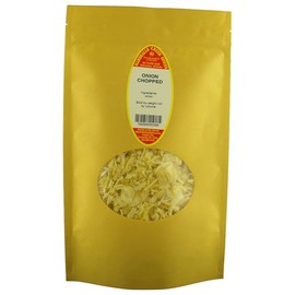 Marshalls Creek Spices Chopped Onion 10 ounce XL ECO Friendly Kraft Stand-up Pouch. Premium Quailty