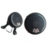 Patriot Black Headlamp Style Motorcycle 2-Way Speaker PAIR NEW Water