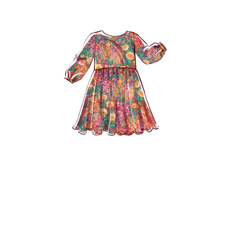 McCall’s Sewing Pattern M8266 Toddlers’ Dresses
