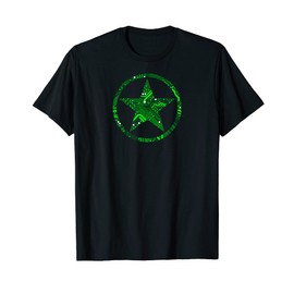 Cyberpunk Techie Circuit Board Star Sci Fi T-Shirt