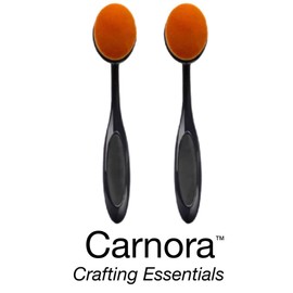 Tim Holtz Ranger Distress Oxide Ink, 6 Blues, Mermaid Lagoon, Peacock Feathers, Chipped Sapphire, Blueprint Sketch, Salty Ocean, Broken China, 6 Inks, 2 Carnora Ink Blending Brushes, 8 Item Bundle