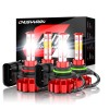 CHUSYYRAY 9005 9006 LED Headlight Bulb Kit 6000K White Super