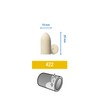 Dremel 422 Polishing Points Multipack, 4 Polishing Points for Polishing