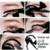 IDDFEVE 4 Pcs Eyeliner Stencils for Cat Eye Winged and
