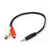 BRIIKPP Stereo Mini Plug 3.5mm Male to 2RCA Pin Female
