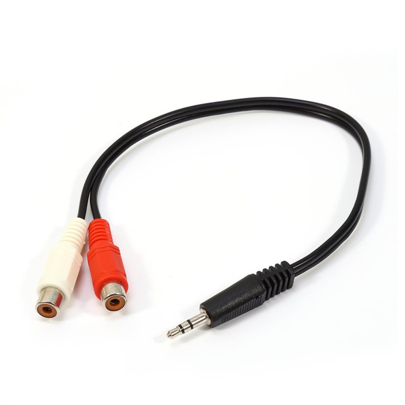 BRIIKPP Stereo Mini Plug 3.5mm Male to 2RCA Pin Female