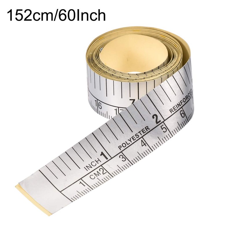 uxcell Self-Adhesive Measuring Tape with Fractions 60 Inches 150cm Workbench