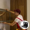 sourcing map 6Pcs Mounting Bracket, 40x35mm Stainless Steel Tile Display