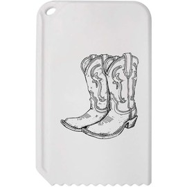 Azeeda 'Cowboy Boots' Plastic Ice Scraper (IC00045276)