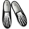 Skeleton Feet Shoes Slip-on Hand Painted Skull Pattern Comfortable Casual
