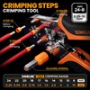 SOMELINE Ferrule Crimping Tool, Ratchet Pliers for AWG24-8 with 23
