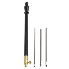 Generic 1 Set Back Embroidery Crochet Hook Threader Kits Punch Needle Embroidery Stitching Craft Tool Beading Supplies Blackwel Needle with Hook Cross Stitch Tambourine Adjustable Metal