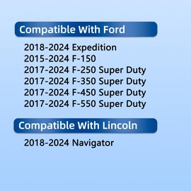 CF12150 Cabin Air Filter With Activated Carbon For 2015-2021 Ford F150 F250 F350 F450 F550 Super Duty Expedition, For 2015 2016 2017 2018 2019 2020 2021 F-150 F-250 F-350 F-450 F-550 Lincoln Navigator