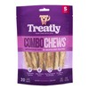 Treatly Combo Chews Beefhide Twist Sticks 5" w/Pork Meat Wrap