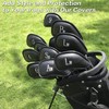 Golf Iron Head Covers Numbers Synthetic Leather Headcover Deluxe Value