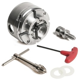 NCK-3.75Z-FJ8 8" Flat Jaws with 8pcs Taper Plug Screws for Woodlathe Chuck Woodturning Tools,Compatible with the Chucks: SuperNOVA2, G3 Nova, Robert Sorby Patriot, Record Power SC3, Record Power SC4.