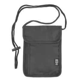 Neck Pouch with RFID Protection Travel Purse Neck Pouch Small Travel Purse Theft-Proof Neck Pouch Women's Neck Pouch Men for Passport Credit Cards Coins and Travel Accessories Black, black, Modern