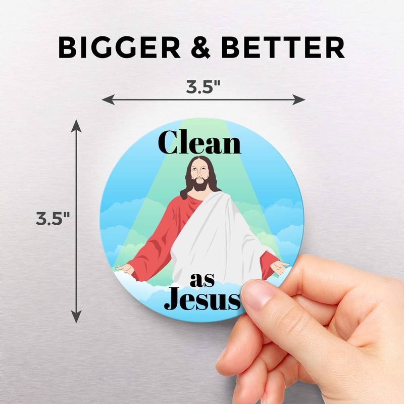 Funny Chicken Clean/Dirty Dishwasher Magnet - Double Sided Kitchen Refrigerator Sign, Farmhouse Decor