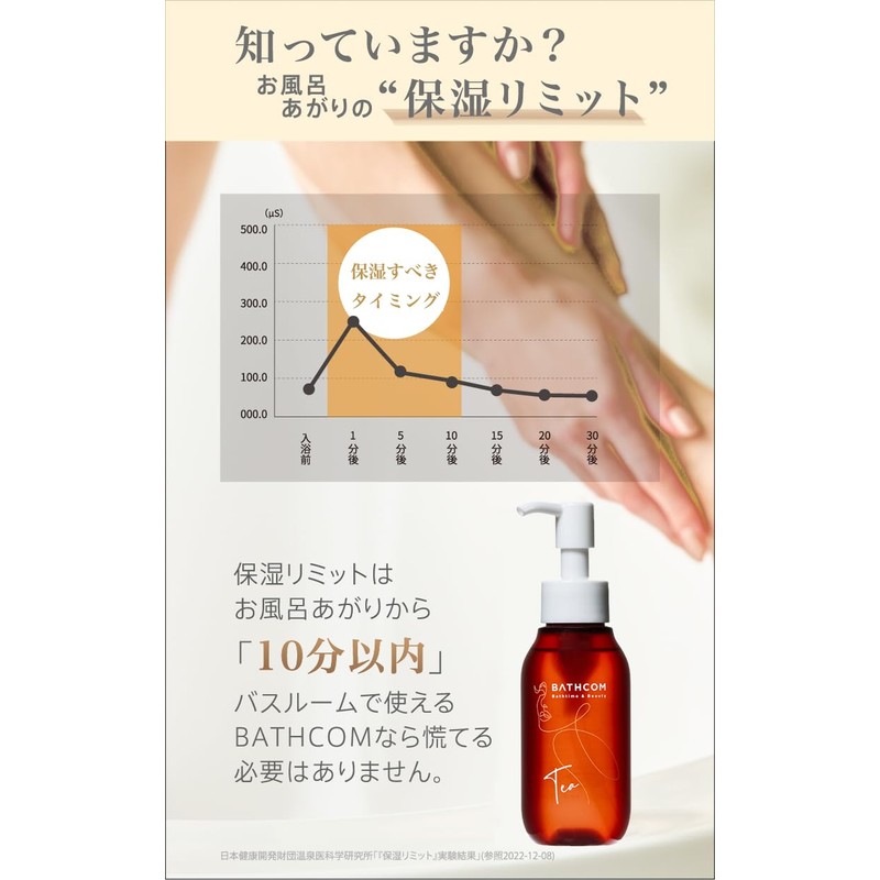 BATHCOM Bath Com Body Oil, For Wet Body, Moisturizing, Massage