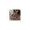 Inateannal Vintage Daisy Flower Rings Silver Adjustable Open Ring Large