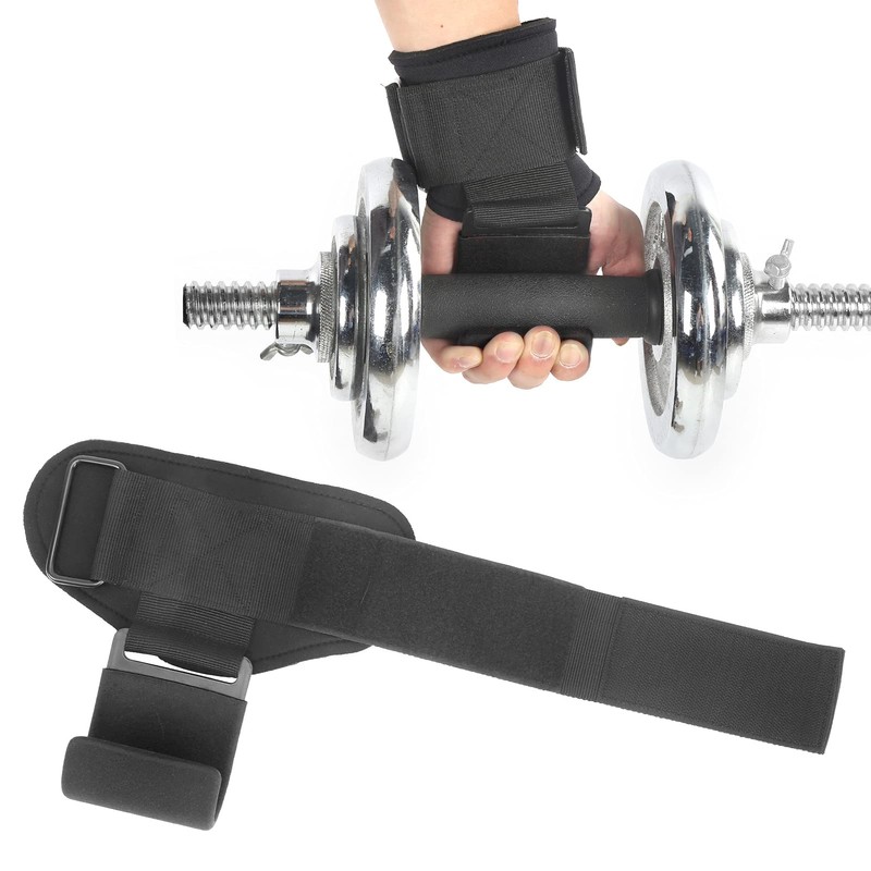 Weight Lifting Strap with Hook, Heavy Duty Wrist Straps Wrist