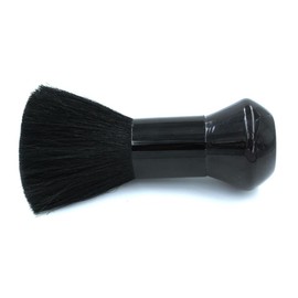 TOVINANNA Black Handle Hair Cleaning Brush Professional Neck Duster Styling Tool for Salon Home Use Versatile Hair Brush Dust Cleaning