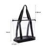 Large Clear Tote Bag, Fashion PVC Shoulder Handbag for Women,