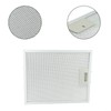 Stainless Steel Vent Filter Silver 300 x 246 x 9mm