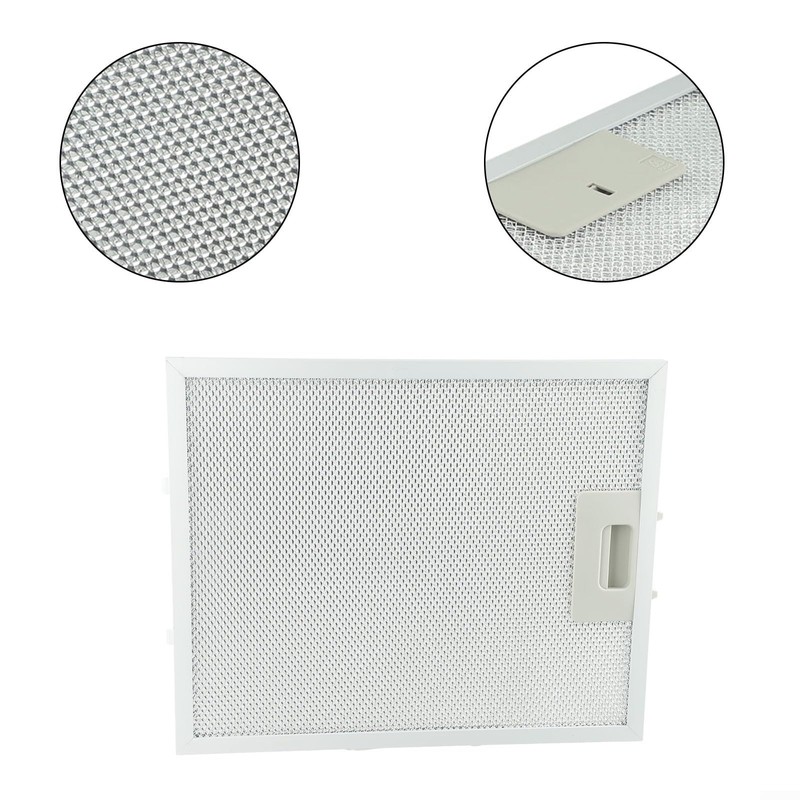 Stainless Steel Vent Filter Silver 300 x 246 x 9mm