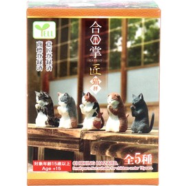 Gasho Takumi Cat Worship Figure, Box of 1