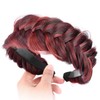 BOBIYA Wide Braided Headband with Teeth Braided Headband with Teeth