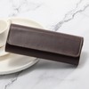 HSYMQ 3 Pcs Glasses Case Hard Shell, Square Leather Hard