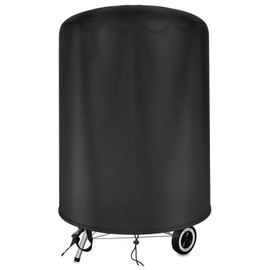 Grill Cover for Weber 18 Inch Charcoal Kettle Grill, 420D Oxford Waterproof Grill Cover for Outdoor Grill (Φ22.8 x 26.7 Inch) - Only Cover