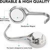 5 Pack Magnetic Hooks, Strong Neodymium Magnet with Hooks, Magnets
