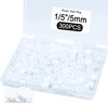 300Pcs 1/5" White Plastic Hole Plugs, White Knockout Plugs for